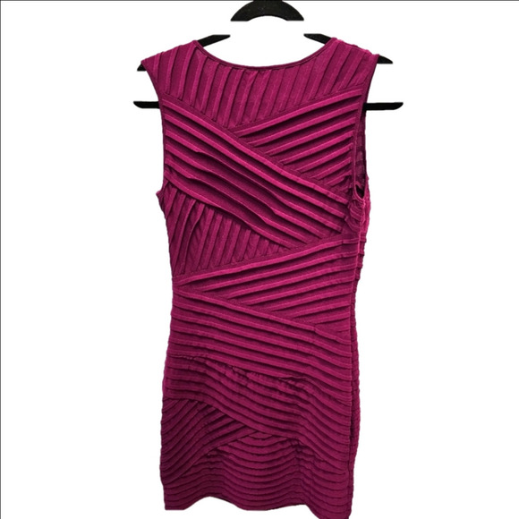 Calvin Klein Purple Bodycon Crisscross size 10 - Picture 3 of 4